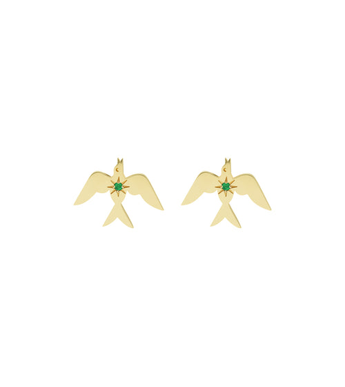 Phoenix Emerald Earrings
